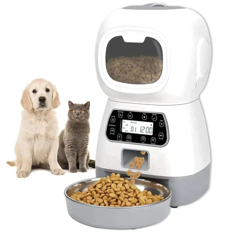 Alimentador Automático para Cães e Gatos - Tudo em Utilidades