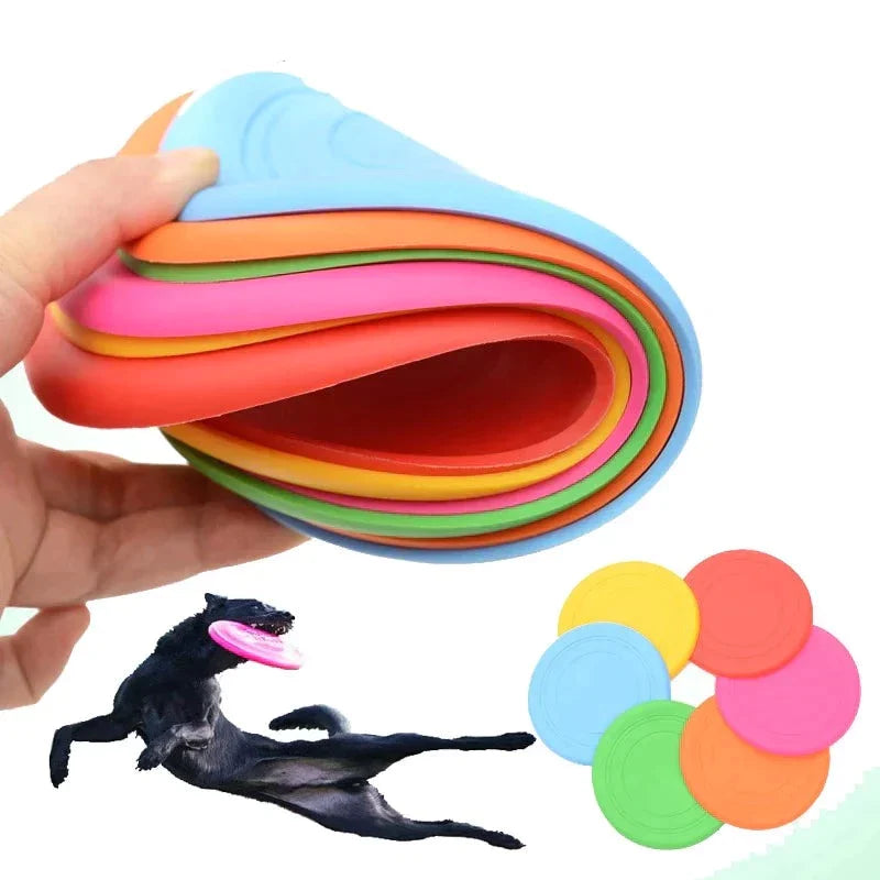 Disco de silicone - brinquedo para pet - Tudo em Utilidades