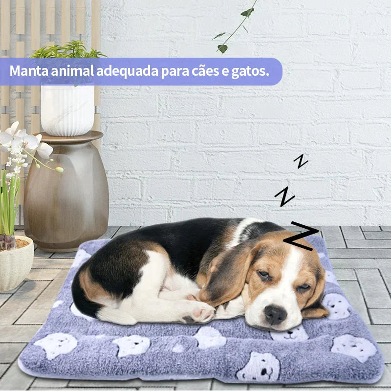 Cobertor peludo - serve como caminha para seu pet - Tudo em Utilidades