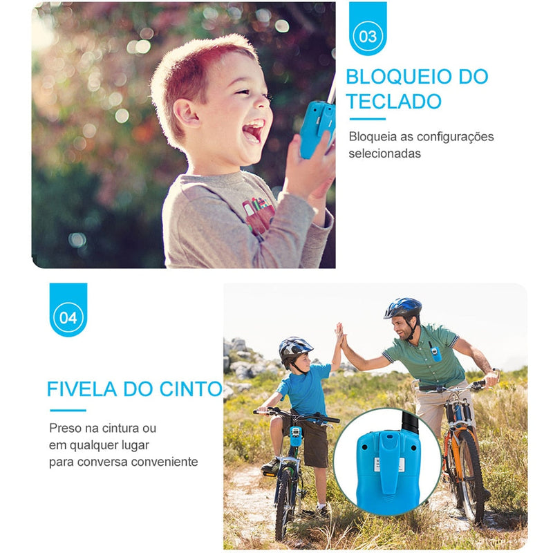 Walkie Talkie Portátil infantil - Tudo em Utilidades