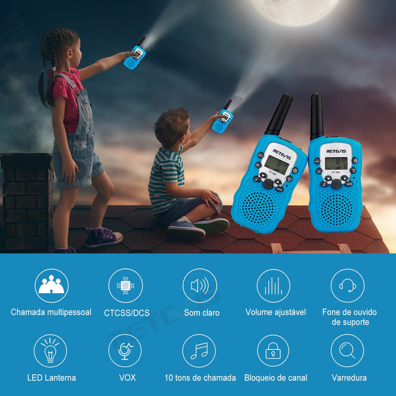 Walkie Talkie Portátil infantil - Tudo em Utilidades